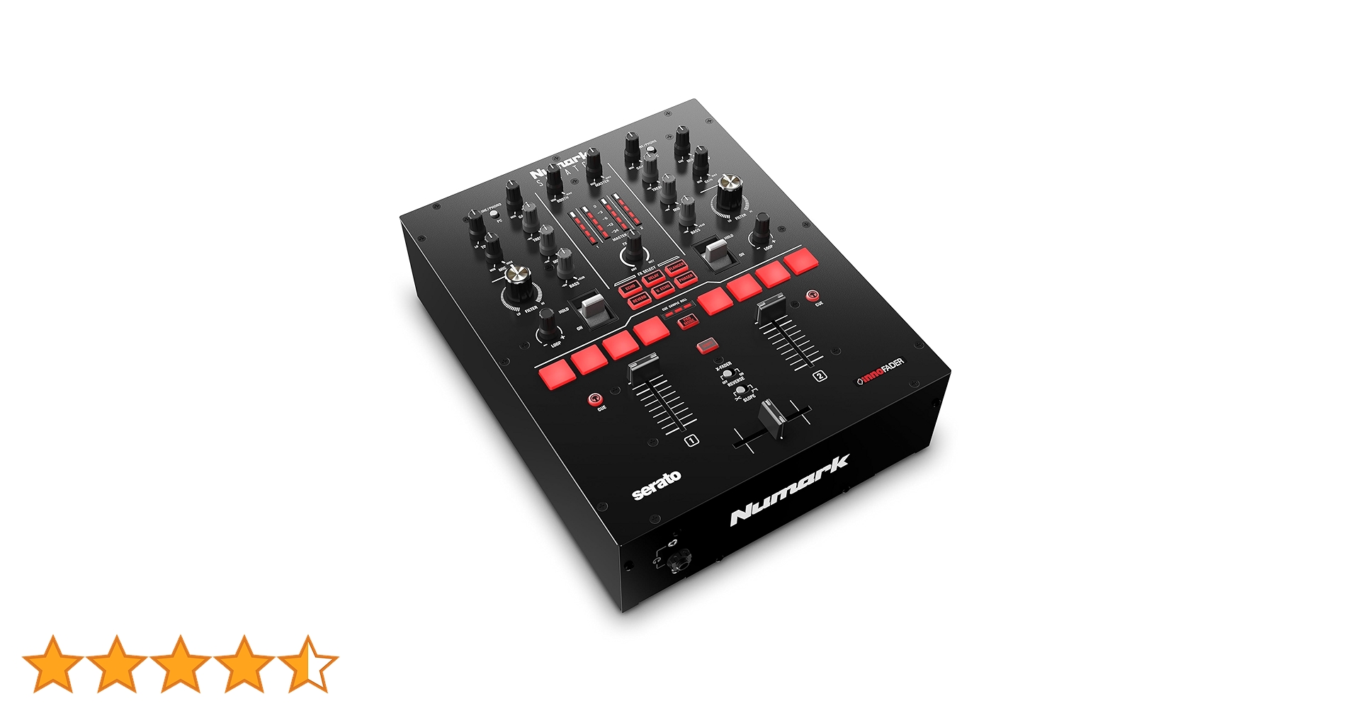 美品 Numark Scratch ミキサー Numark Scratch Mixer DJ, Dois Canais Scratch para Serato DJ Pro